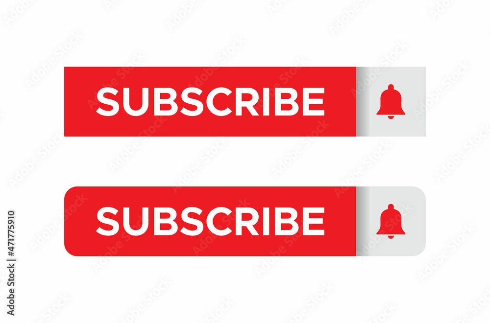 Subscribe Icon Vector in Flat Style Subscribe Icon Vector in Flat Style