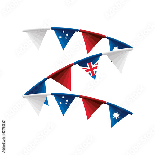garland flags australia