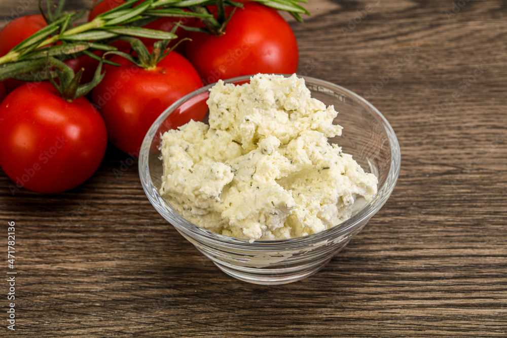 Soft cream cheese with herbs Soft cream cheese with herbs