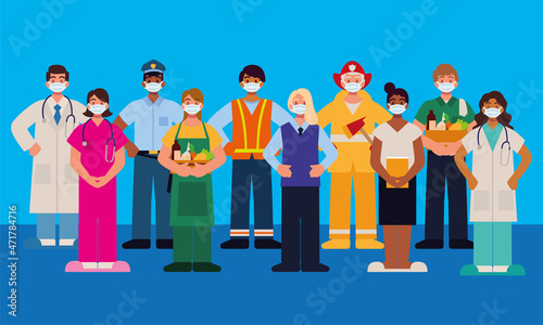 people characters professions