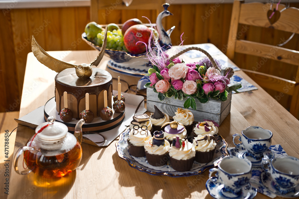 Naklejka premium Original sweets in a box 3224.