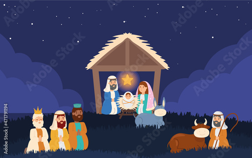 manger characters cartoon