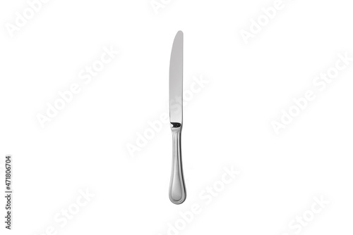 knife   metal serving knife   cutlery isolated on white   steel serving knife