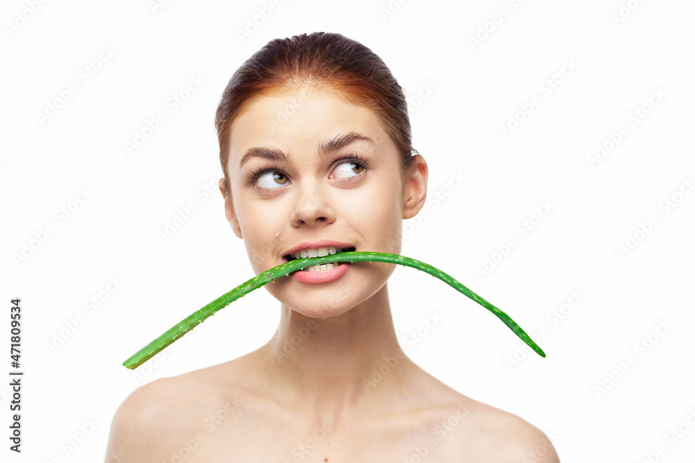 woman with bare shoulders clear skin aloe spa treatments health woman with bare shoulders clear skin aloe spa treatments health