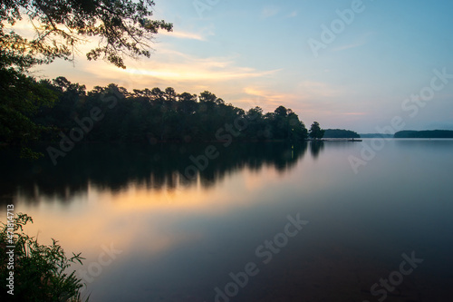 boating on lake hartwell in south carolina © digidreamgrafix