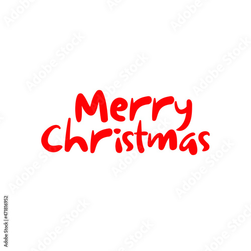 Merry Christmas Template text Illustrator Design. 