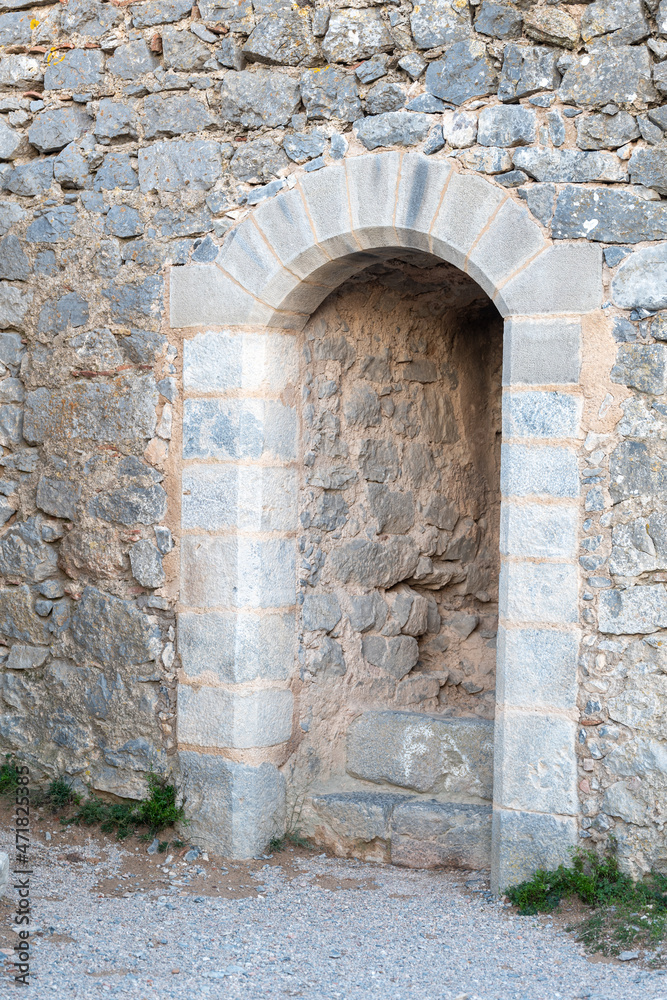 old stone door