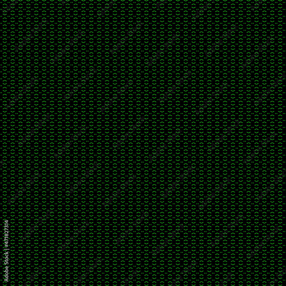 Green dark repeated pattern, metal design, texture background Green dark repeated pattern, metal design, texture background