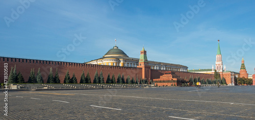Red Square in Moscow in the early morning