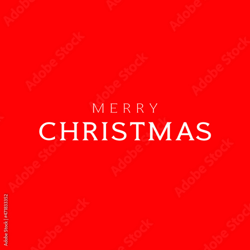 Merry Christmas Text design template