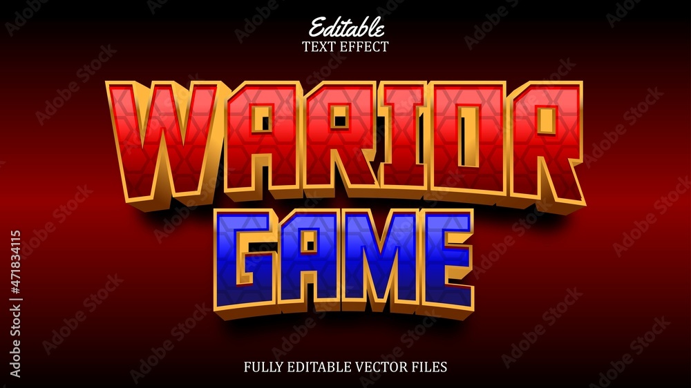 3D text effect gaming theme 3D text effect gaming theme