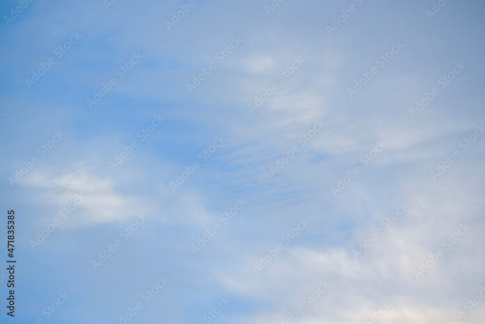 blue sky with clouds