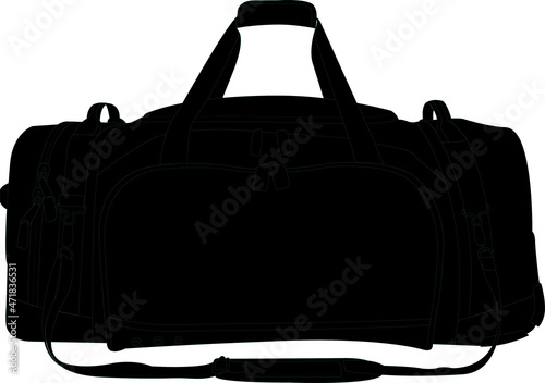 Urban Sports Bag Illustrations Vectors 