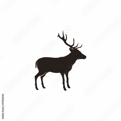 deer vector graphics illustration image