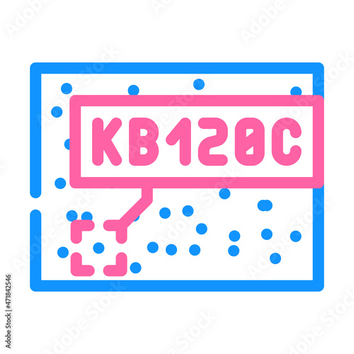 star name color icon vector. star name sign. isolated symbol illustration