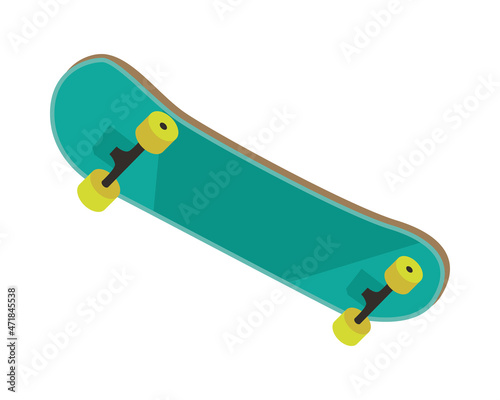 green skateboard sport