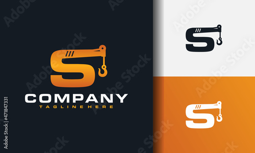 letter S towing logo