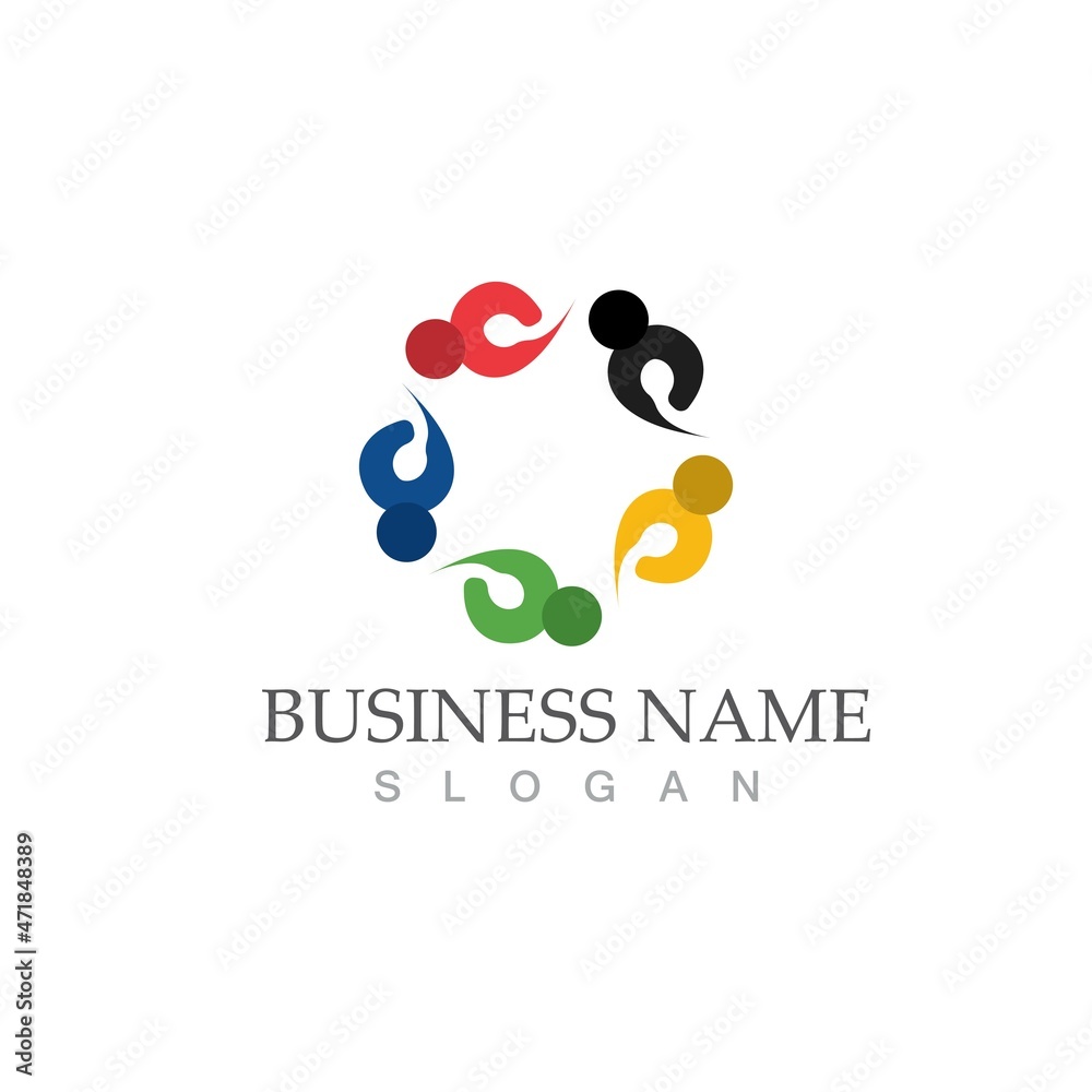 Community, network and social icon Community, network and social icon