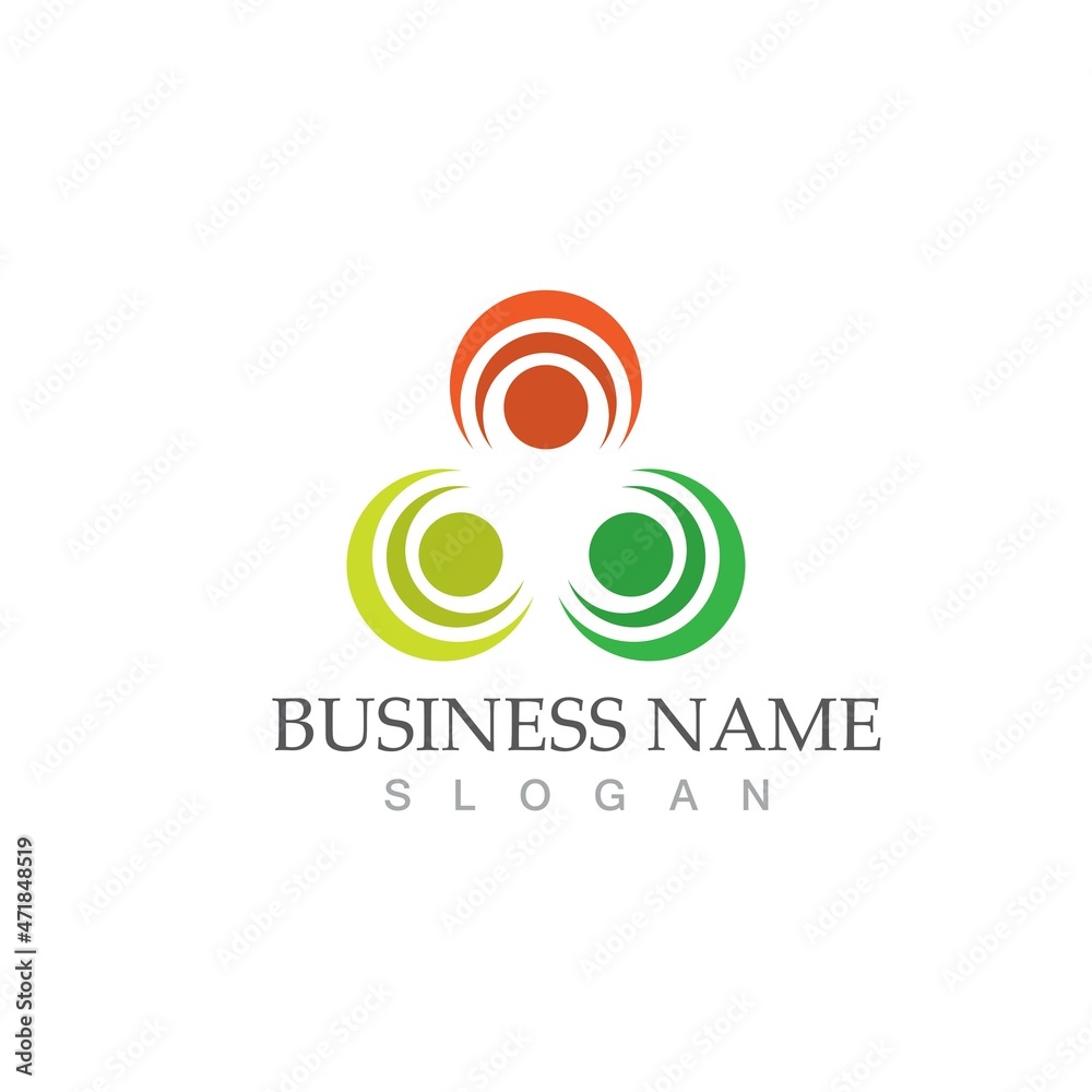 Community, network and social icon Community, network and social icon