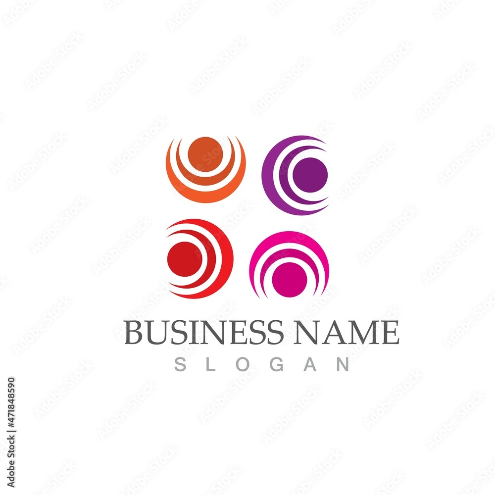 Community, network and social icon Community, network and social icon