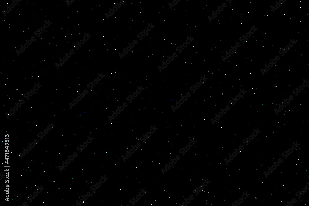Starry night sky.  Stars in the night.  Galaxy space background. 