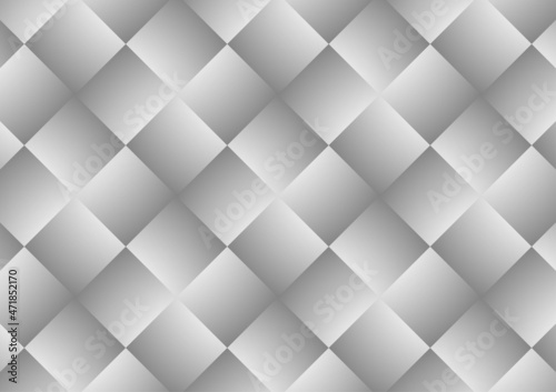 White and grey frame paper cut square card drop shadow background.Vecter business presentation online.Picture frame pattern texture.