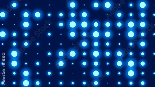 Abstract dot white blue pattern gradient texture technology background.