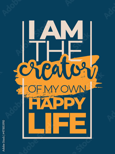 Motivational quote. Inspirational typography design. Grunge and rough quote design.