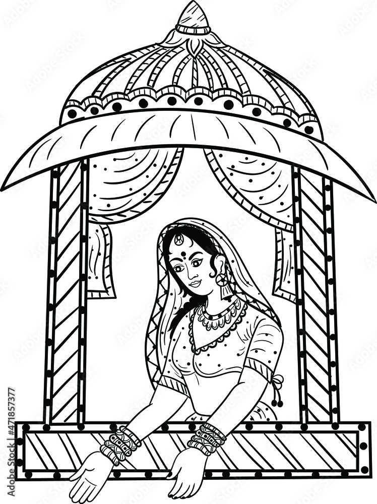 41 Beautiful Bride sketch ideas in 2023  beautiful bride mandala art  lesson mandala design art