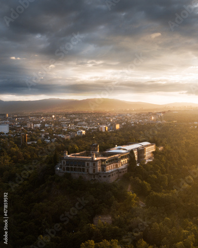 Castillo de Chapultepec al atardecer  photo