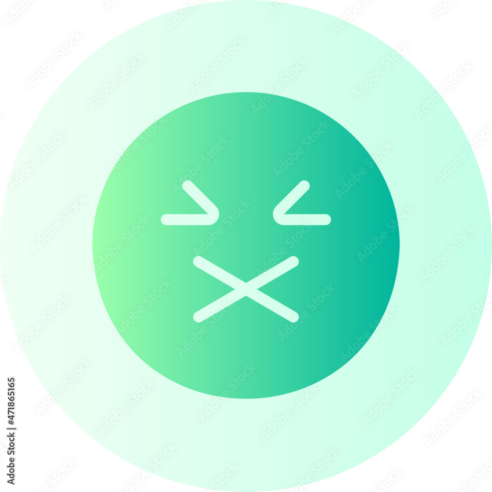 mute gradient icon mute gradient icon