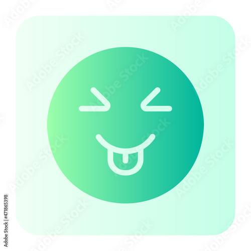 tongue gradient icon