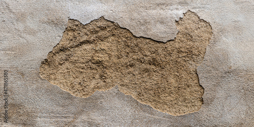 beschädigter Putz als Hintergrundmotiv