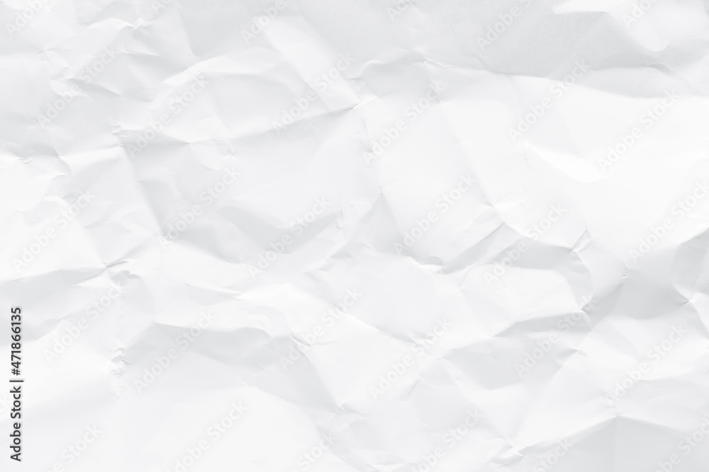 White crumpled paper texture background. White crumpled paper texture background.