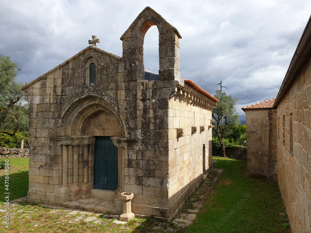 Romanesque church in the Duero Valley in Portugal