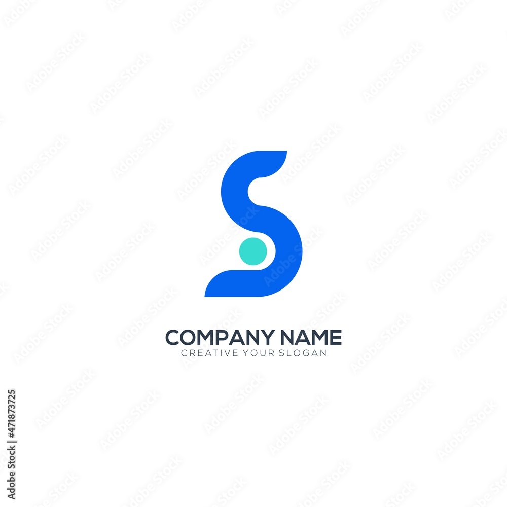 Logo letter BS with people busniness finances logo Logo letter BS with people busniness finances logo