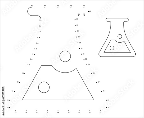 Beaker Icon Dot To Dot Y_2111001