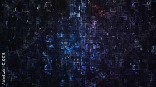 Wallpaper Mural Big data information technology futuristic concept. Torontodigital.ca