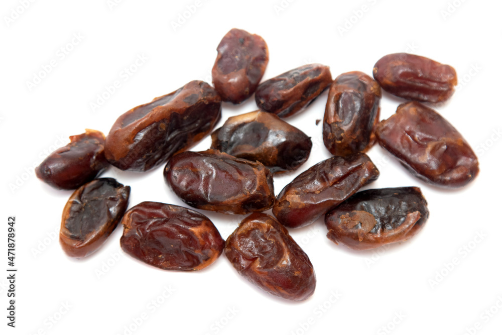 Dates isolated on white background. Dates isolated on white background.