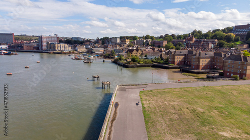 Aerial view of medway