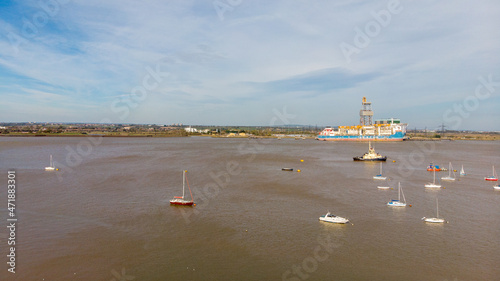 aerial view of gravesend photo