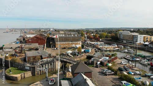aerial view of gravesend