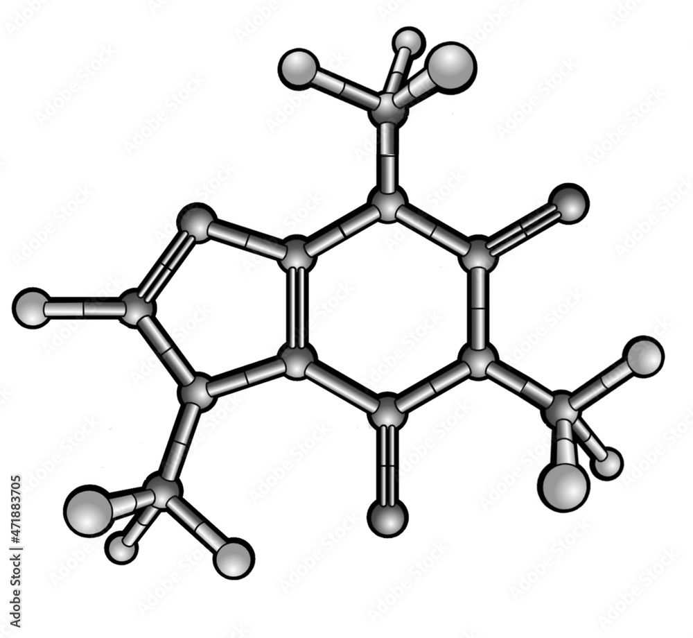 Molecular structure. 3d illustrations