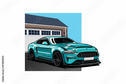luxury cars vector