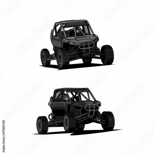 utv car vector
