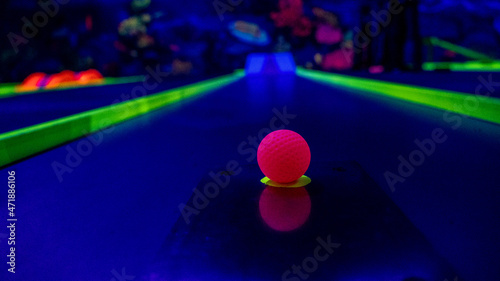 Minigolf Blacklight - Schwarzlicht
