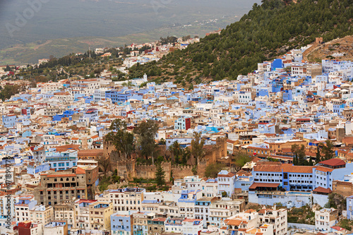 Vista aérea de Chefchaouen, Marruecos © Lola Fdez. Nogales