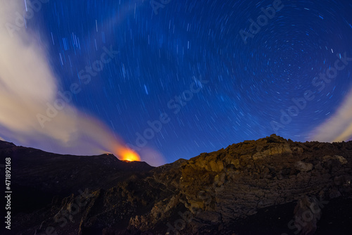 Etna and stars