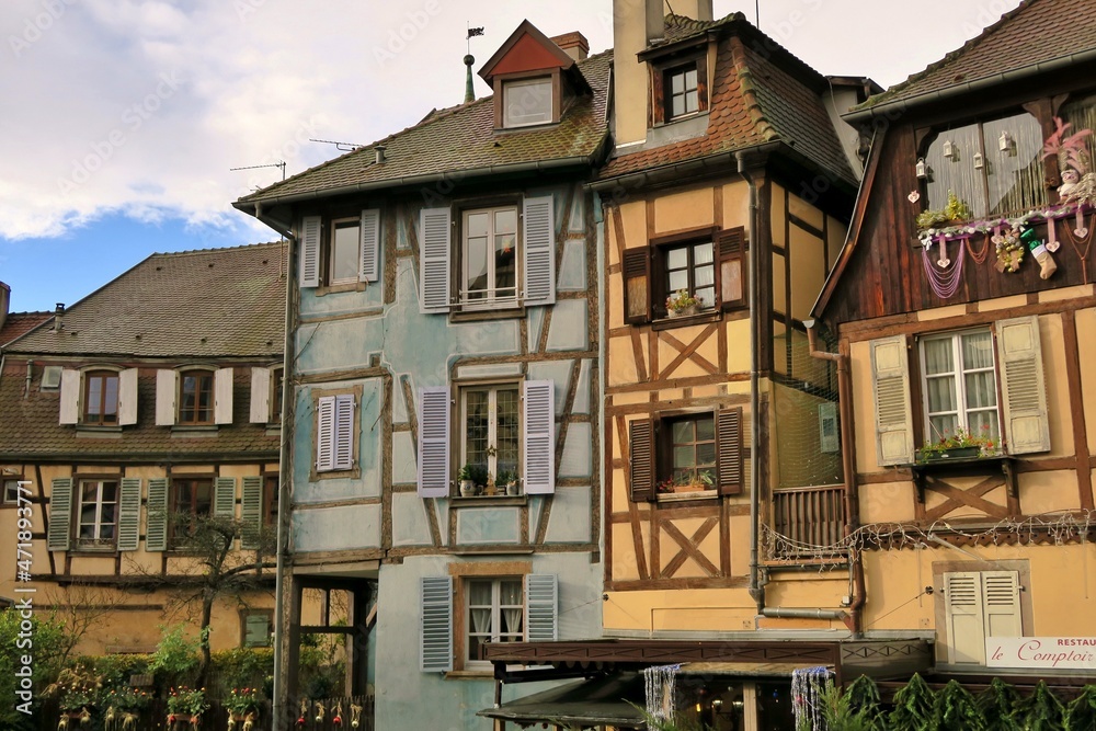 Obraz premium Architecture en Alsace.