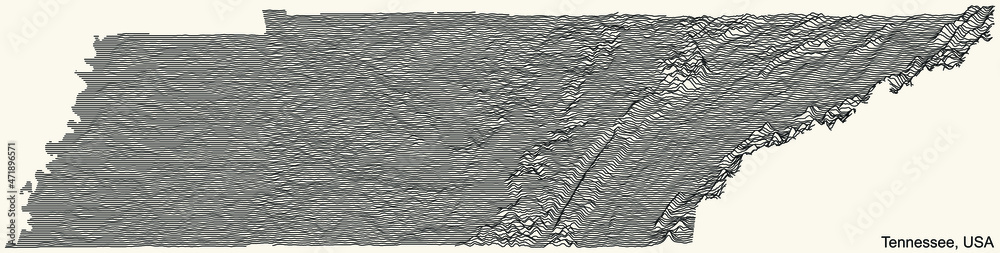 Topographic Relief Map Of The Federal State Of Tennessee USA With   1000 F 471896571 QQ87MUjZsQT2qeXbTY6eKgl06eImddkK 